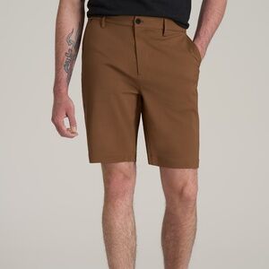 American Tall Tech Chino Shorts for Tall Men in Nutshell Size 4040 / Extra Tall